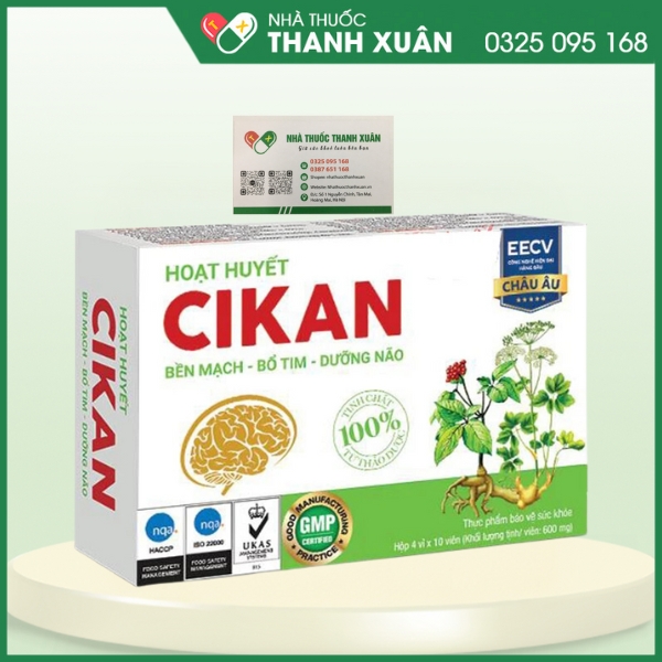 Hoạt huyết CIKAN - Hỗ trợ bổ huyết, hoạt huyết